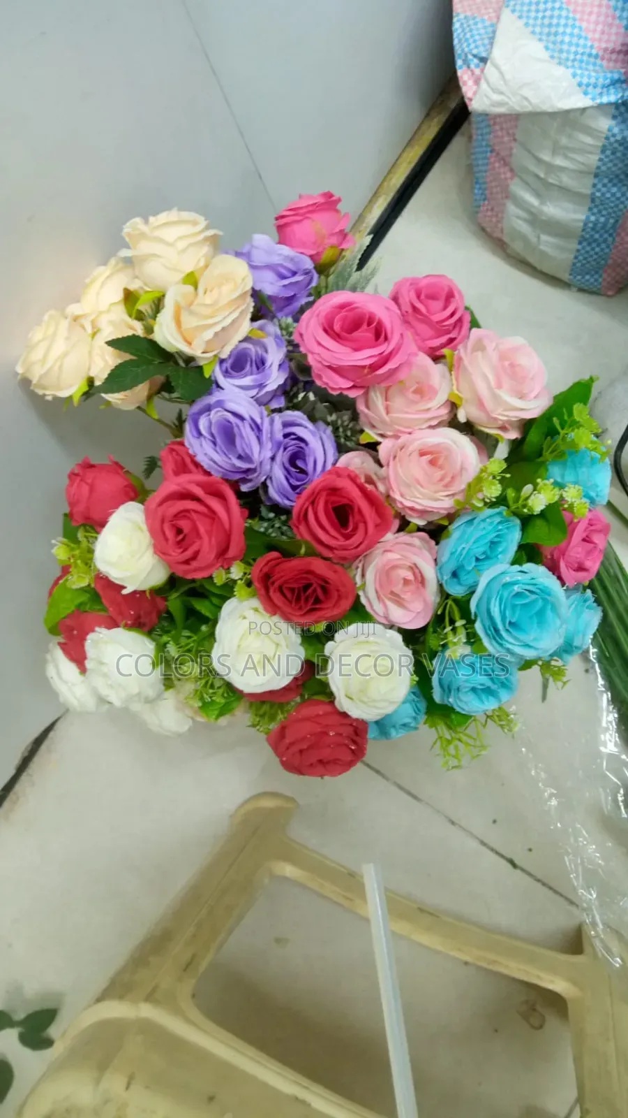 Colorful Roses Artificial