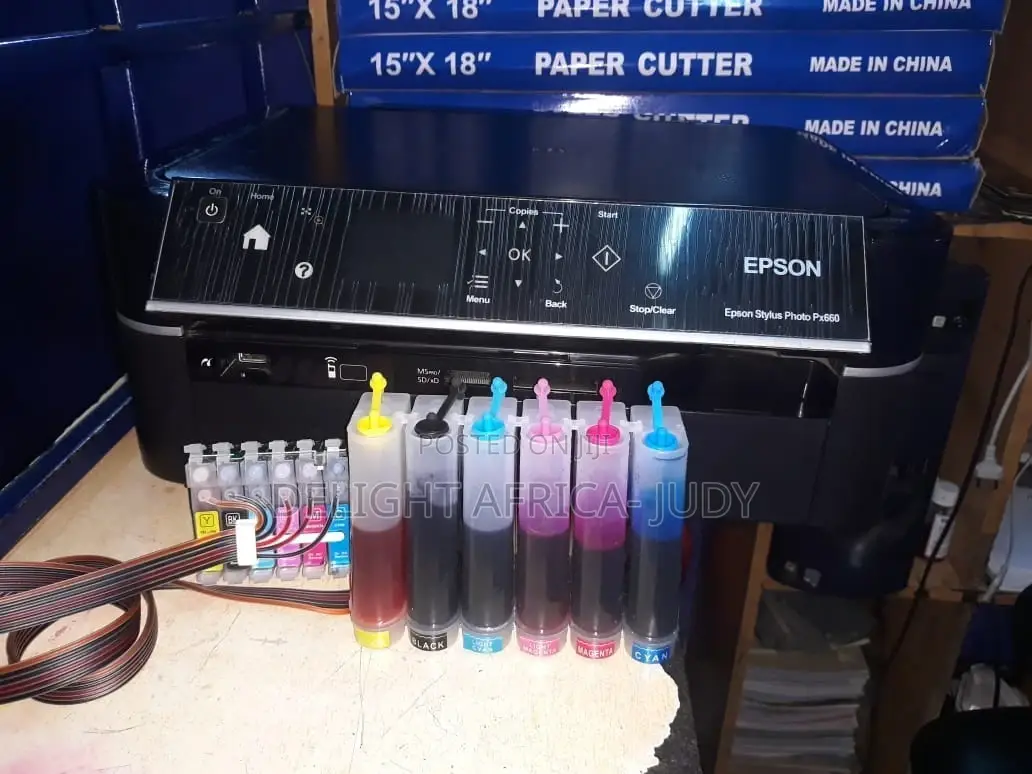 Epson Stylus PX660 Photo Printer EX-UK, 6 Colour, Scan Copy