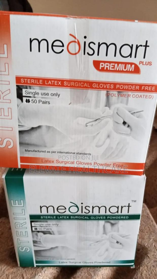 Powder Free Latex Sterile Gloves - main view