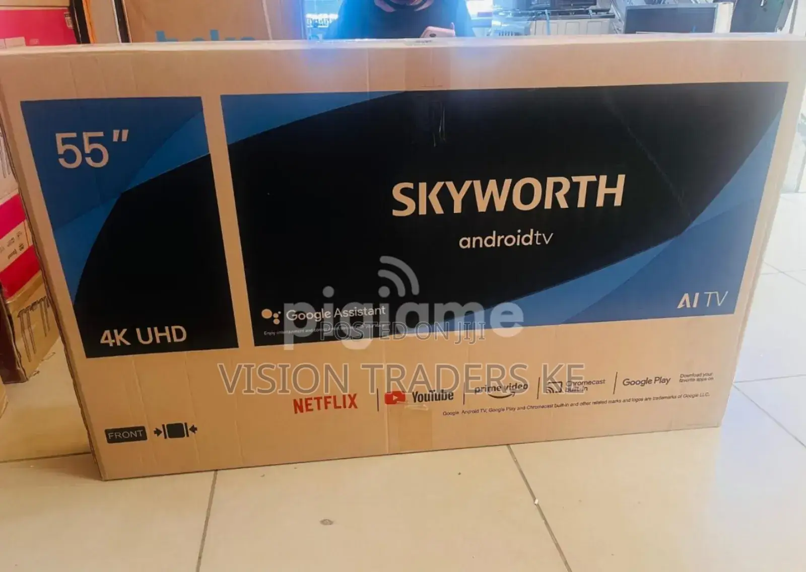 Skyworth 55 Inches Smart Android Frameless Google Tv