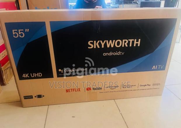 Skyworth 55 Inches Smart Android Frameless Google Tv - main view