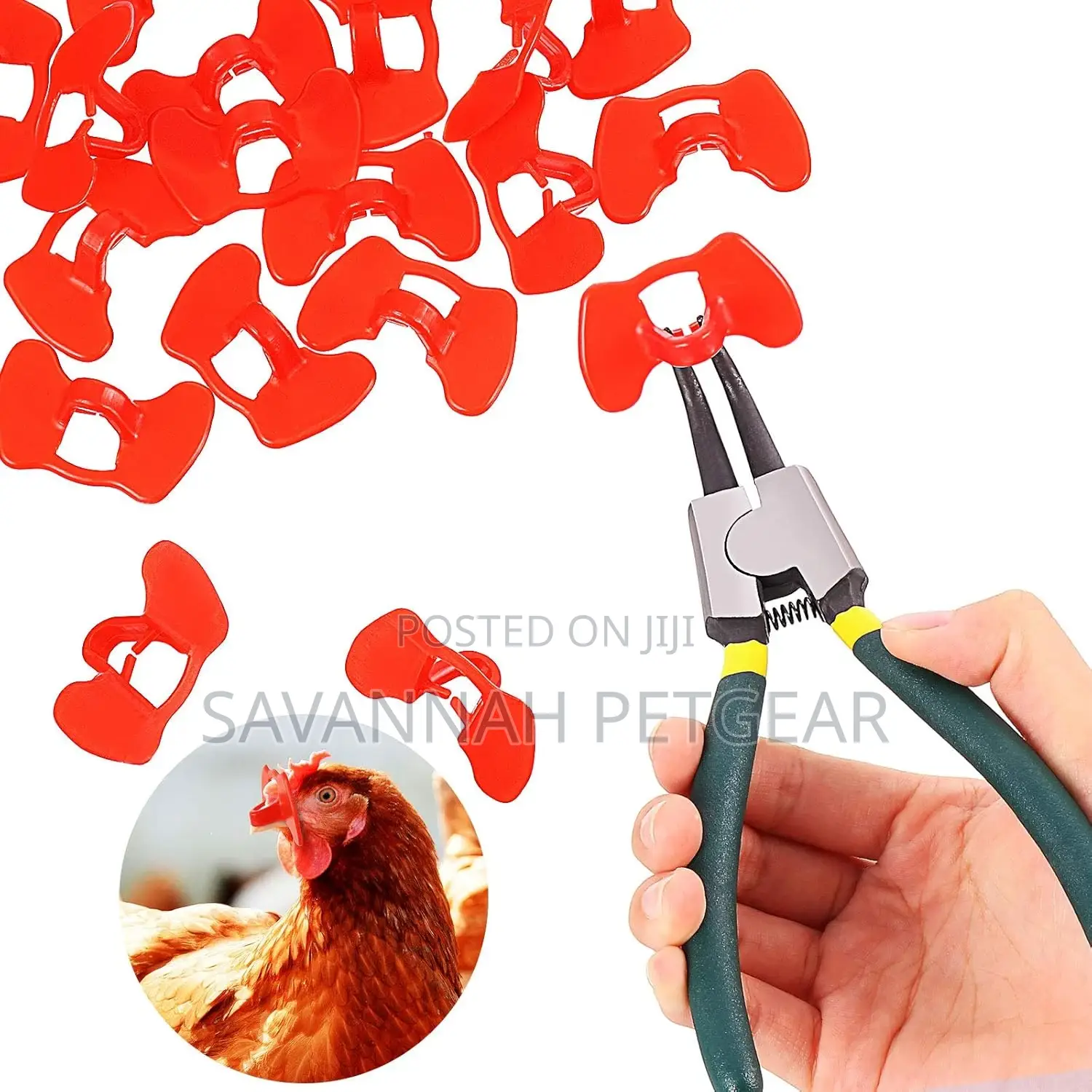 Poultry Blinders Spectacles Anti Pecking Eyeglasses - 100pcs