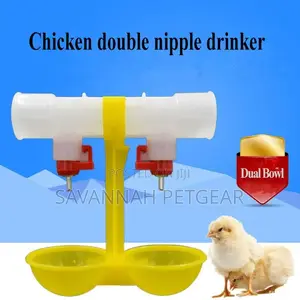 Double Sided Automatic Chicken Nipple Drinker 10 Pieces