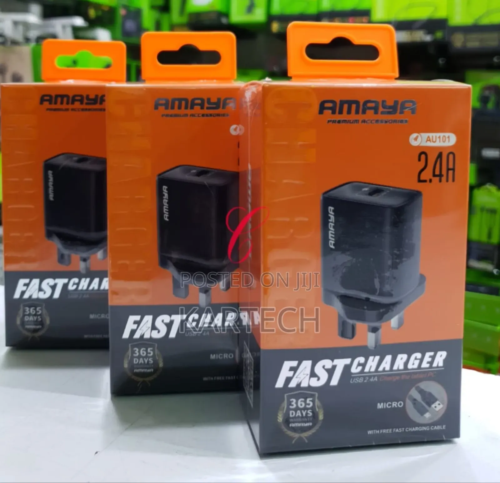 Amaya ACW-AU101-C29 2.4A Type C Fast Charger