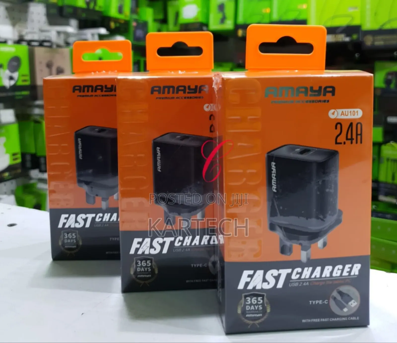Amaya ACW-AU101-C29 2.4A Type C Fast Charger