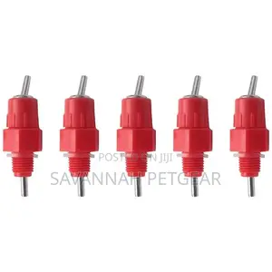 5pcs Water Nipples Stainless Steel Ball Drinker Poultry