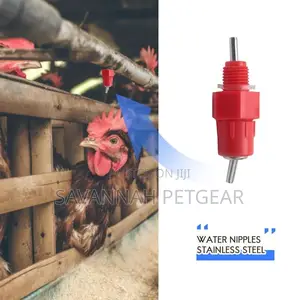 5pcs Water Nipples Stainless Steel Ball Drinker Poultry