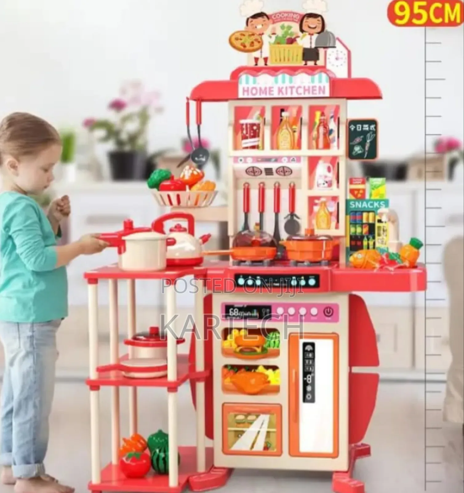 95CM Kids Kitchen Setwith Lights and Sounds