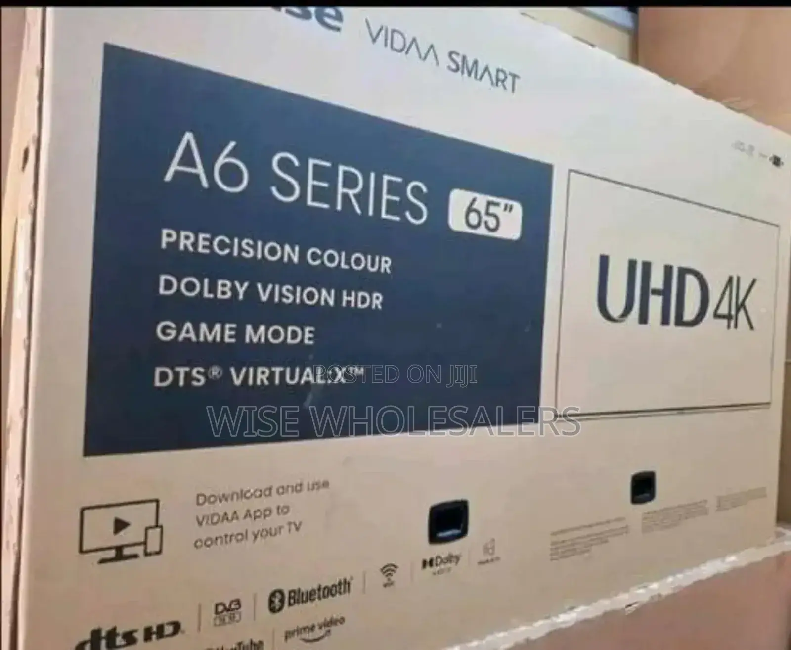 √√Hisense 65 Inches Uhd Frameless Tv 65a6h√√