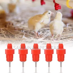 Chicken Feeder Nipples, 100pack Poultry Nipples Automatic