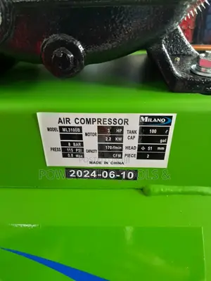 Milano 100L Electric Compressor