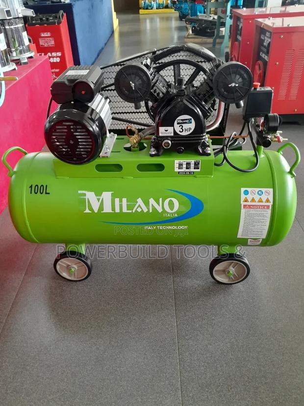 Milano 100L Electric Compressor - main view