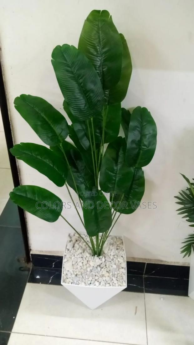 Banana Vase Plus Pebble Stones