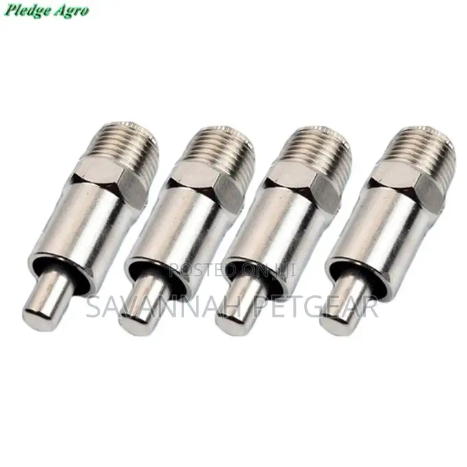 5 Pieces Pig Nipple Drinker Water Automatic Stainless Steel