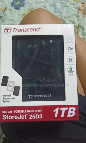 Transcend External HDD 1tb - Iron Grey // 1tb Transcend HDD - main view