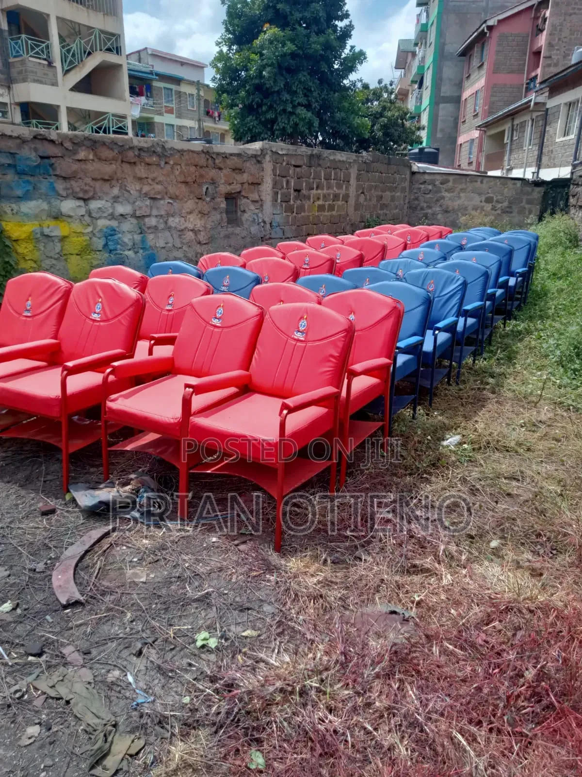 Church Chairs With Different Colours