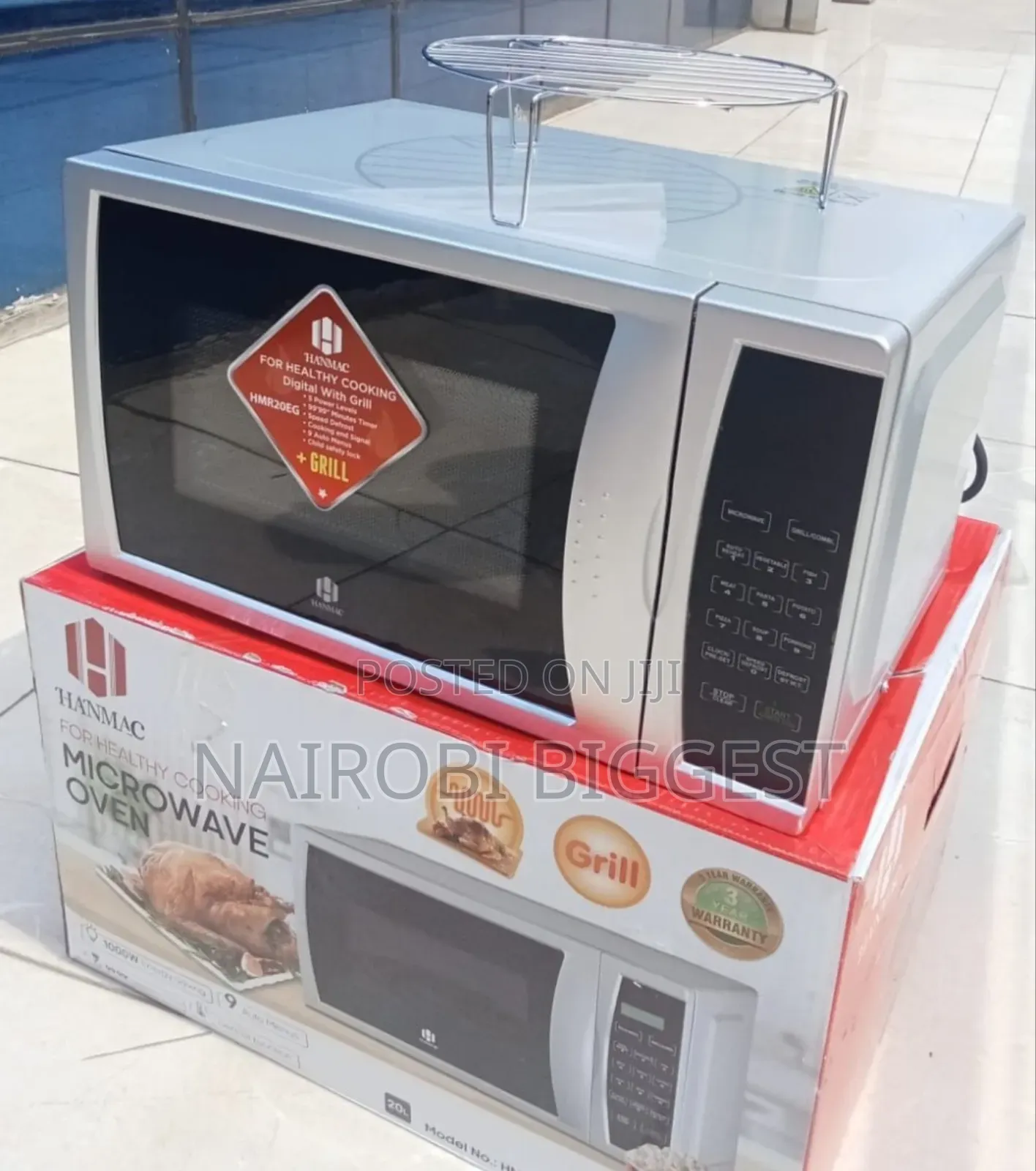 Hanmac 20 Litres Digital Microwave With Grill