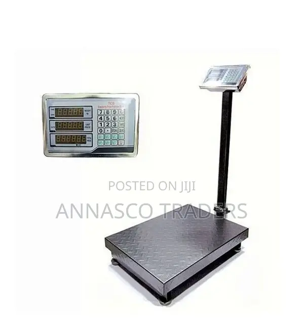 300kg - Digital Price Weight Platform Weighing Scale -Grey S