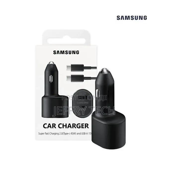 Samsung Dual Car Charger (45W+15W) Adapter for A54
