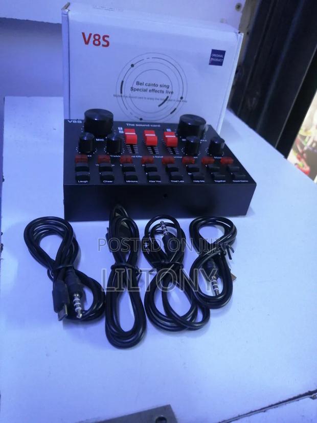 V8S Mobile Live Sound Card - main view