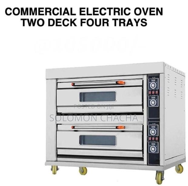 Premier Commercial Elecrtric Oven Two Deck Four Trays - main view