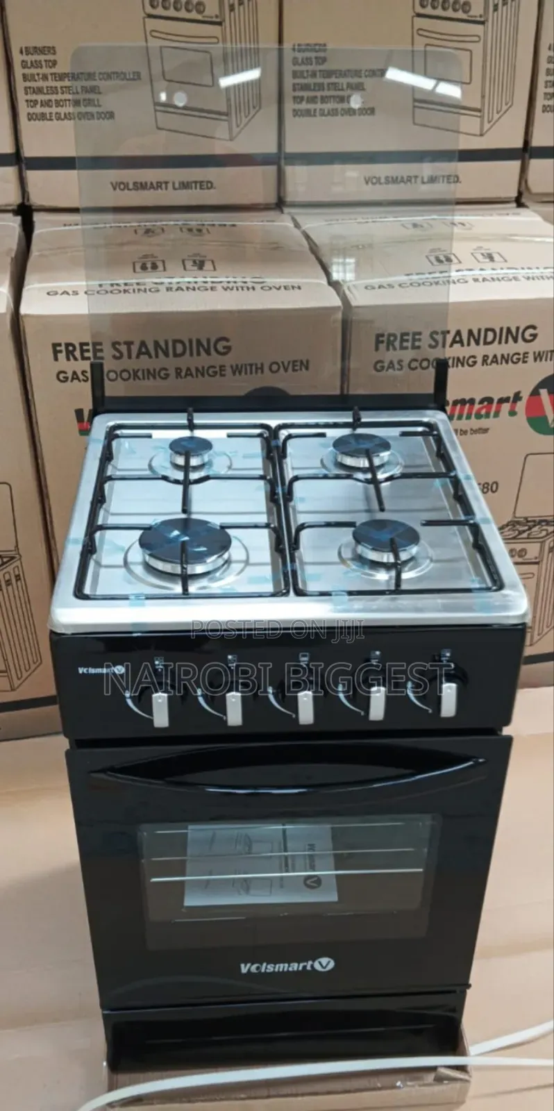 Volsmart Full Gas With Jet Valve Standing Cooker
