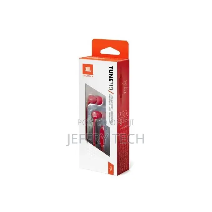 JBL Tune 110 (T110) in-Ear Earphones