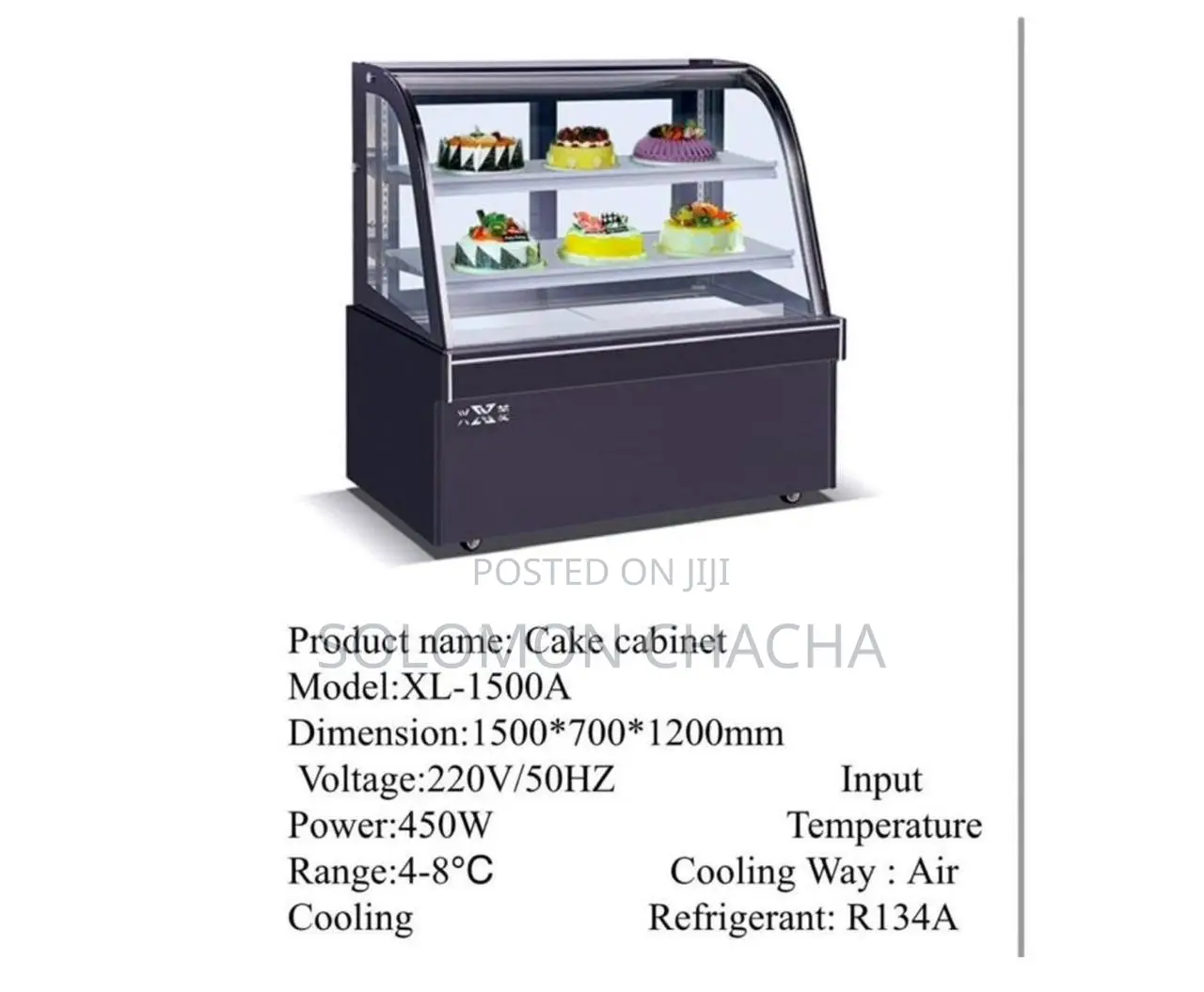 Commercial Countertop Cake Display Case Bakery Cabinet