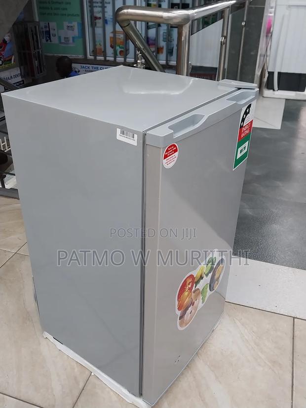 Fridge, Ecomax 90l Fridge Single Door Silver , Defrost - main view