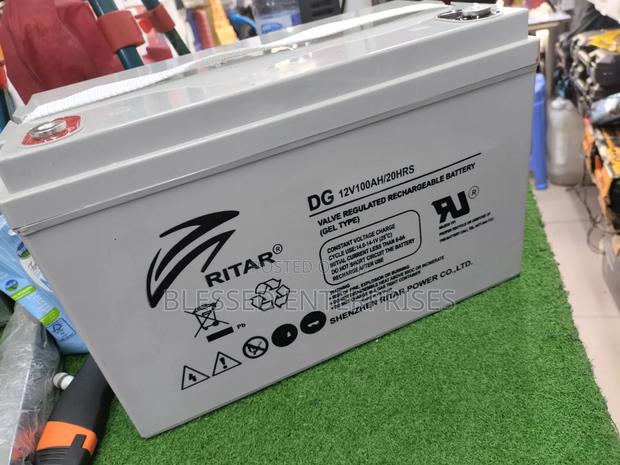 100ah Ritar Solar Battery/ 12v 100ah Ritar Solar Battery - main view