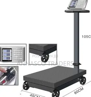 TCS Heavy Duty Digital Weighing Scale 600kg With Wheels