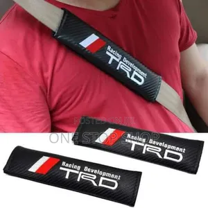 2pcs TRD Branded Seat Belt Pad