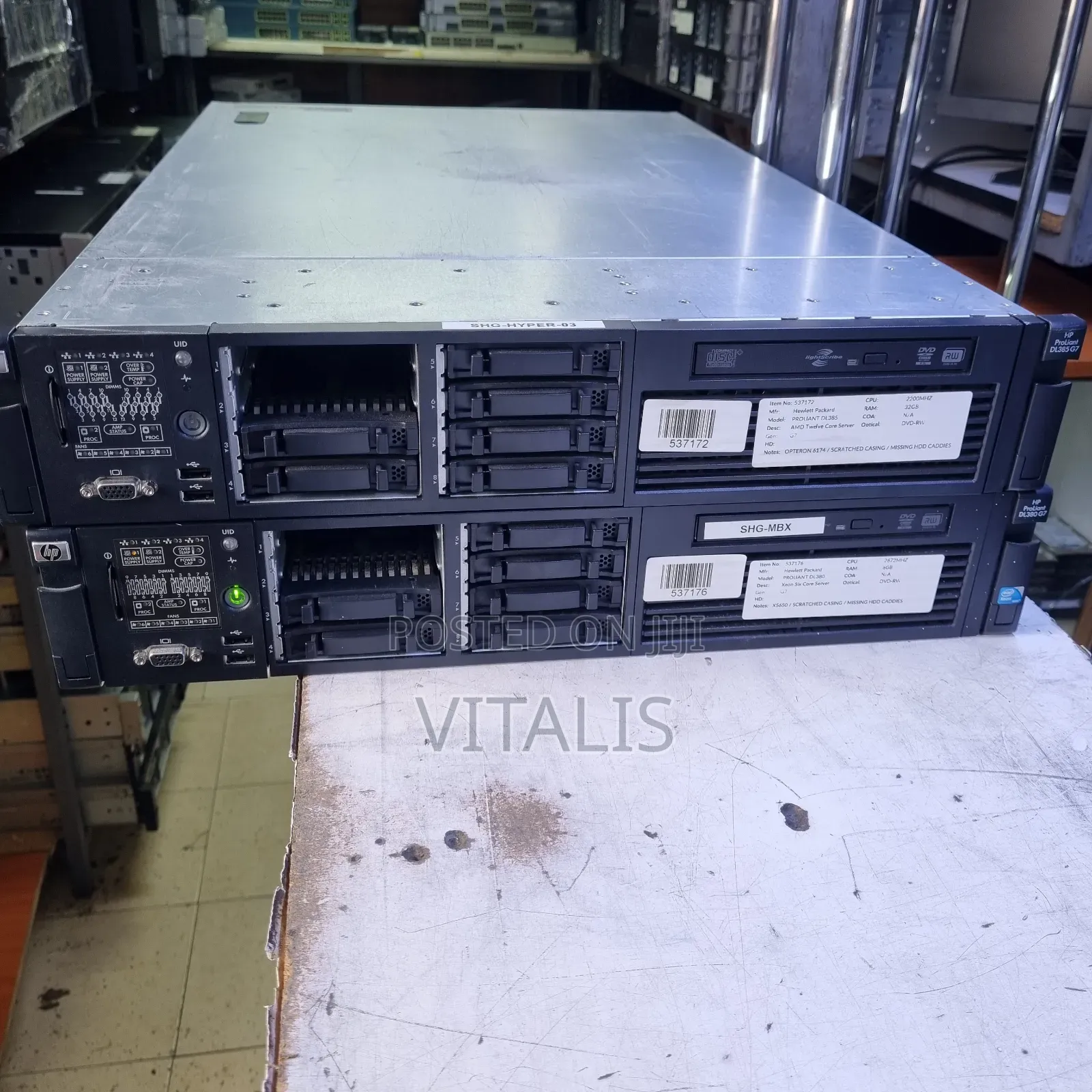 Server HP ProLiant DL 32GB AMD HDD 1T