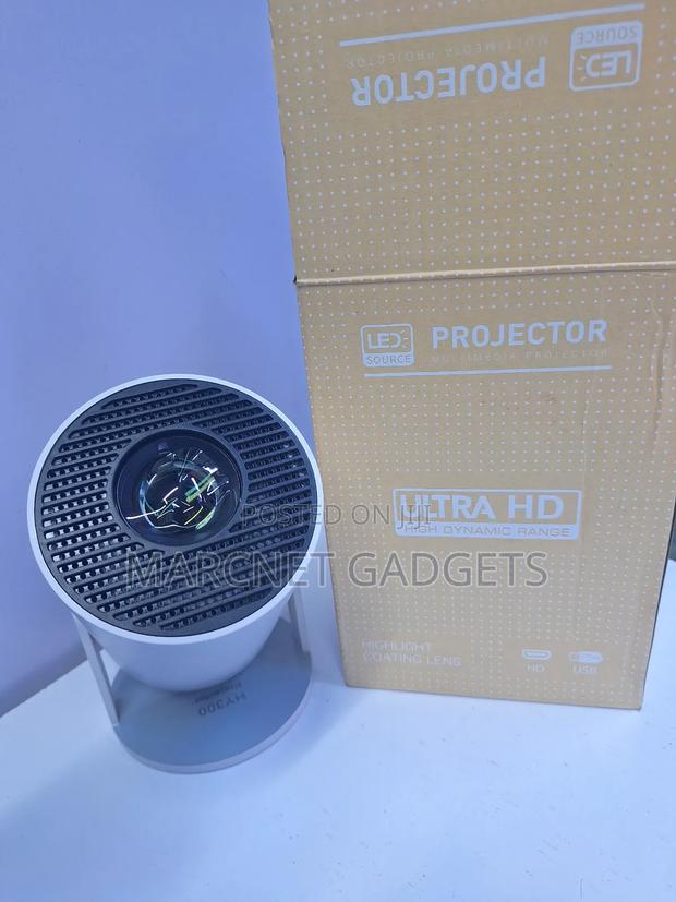 HY 300 LED Multimedia Android Projector Ultra HD