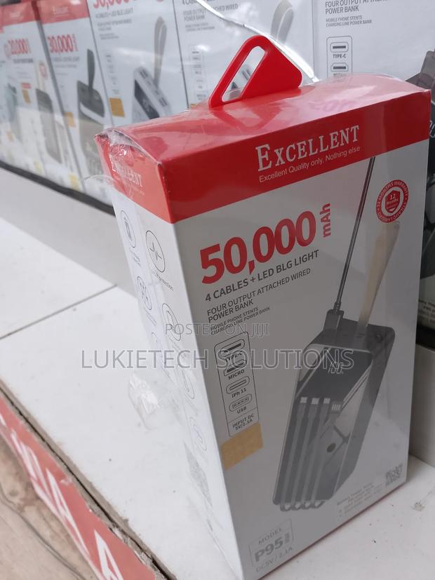 Excellent Power Bank 50000mah.Four Output Wired Power Bank - thumbnail 2