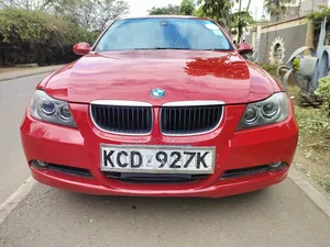 BMW 320i Sedan RWD 2008 Red