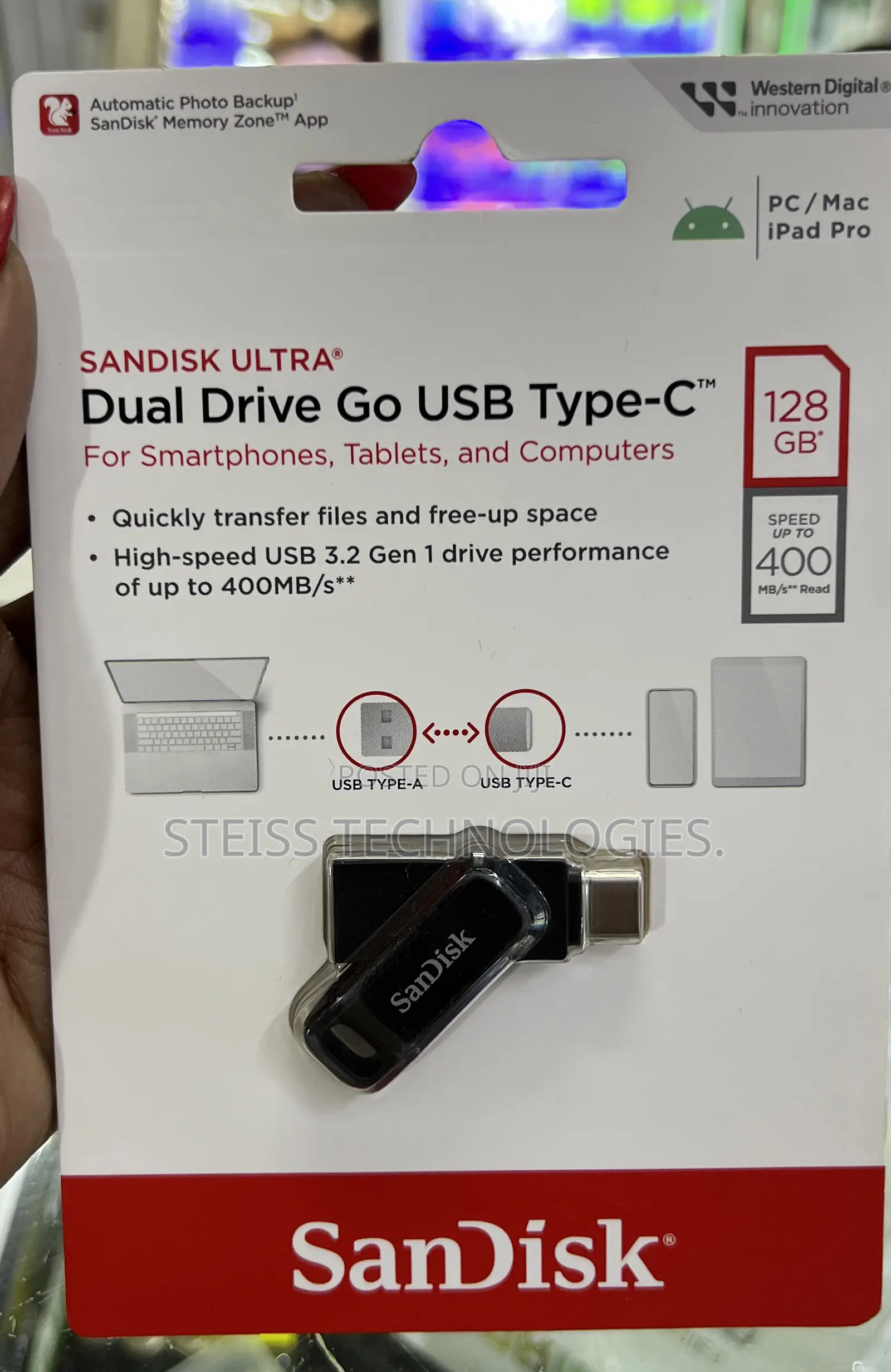 128gb Type C Otg Flashdrive.