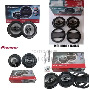 6 Inches Pioneers Car Speakers Pair TS-A1695S 6" Mid Range