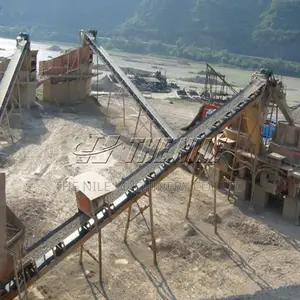Professional Stone Crushing and Screening Plant by the Nile