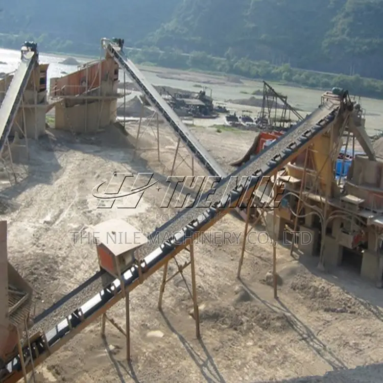 Professional Stone Crushing and Screening Plant by the Nile