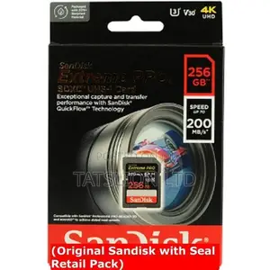 Sandisk Extreme Pro SDXC Uhs-I C10 U3 Microsd 256gb