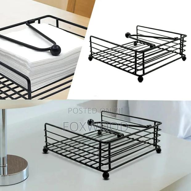 Flat Metallic Napkin Holder Now Available - thumbnail 2
