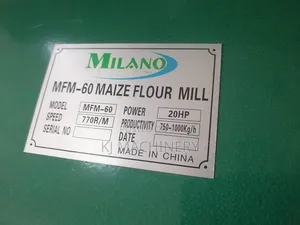 Maize Flour Roller Mill MFM-60 Production Capacity 800-1000