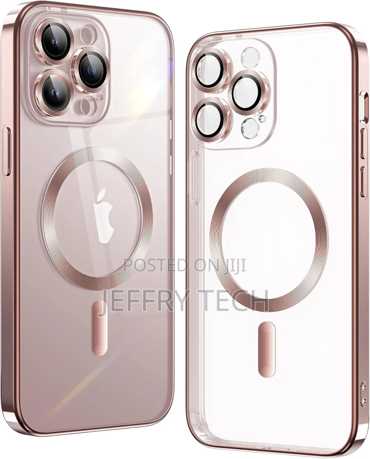 Rose Gold Clear for iPhone 11 Pro Case With Magsafe