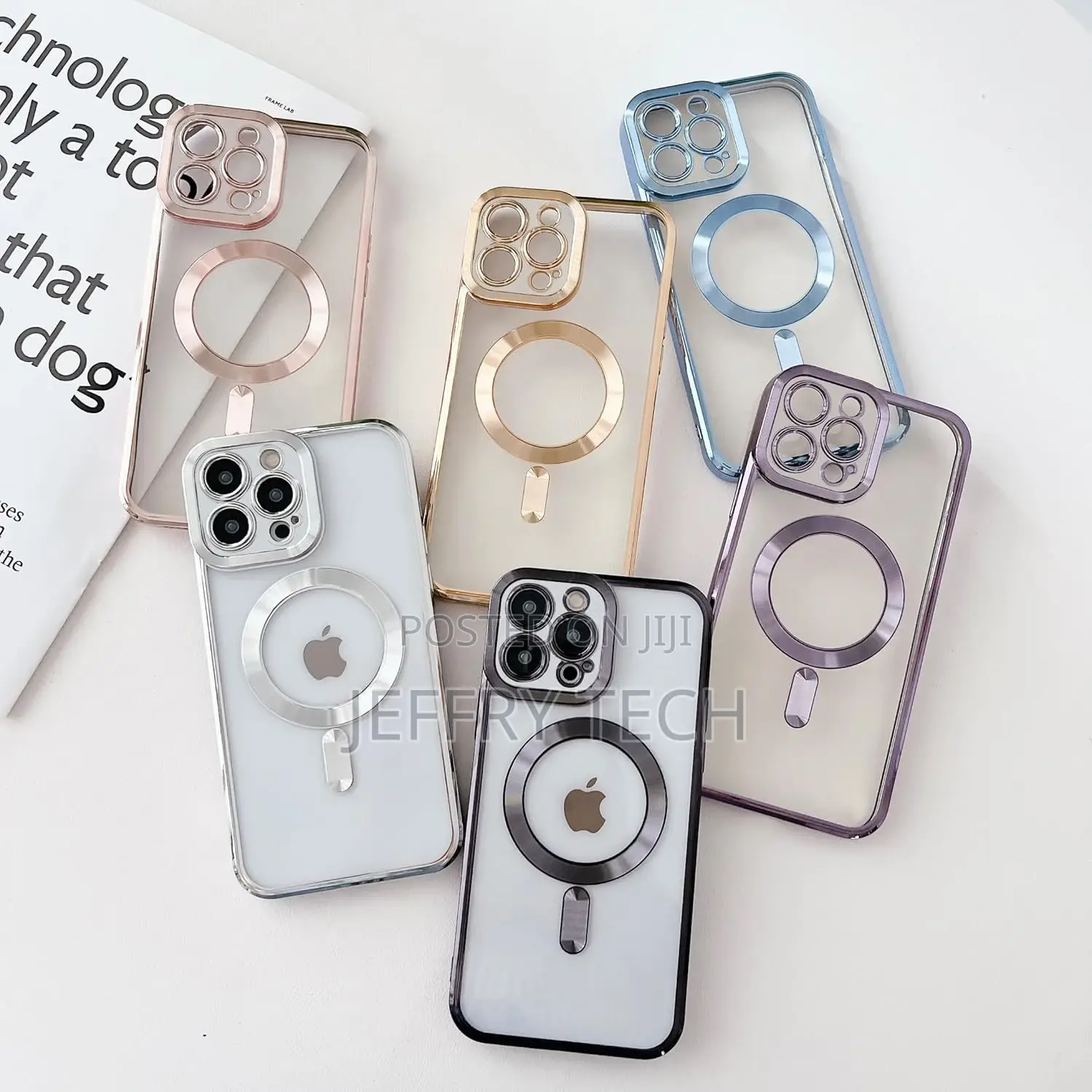 Rose Gold Clear for iPhone 11 Pro Case With Magsafe