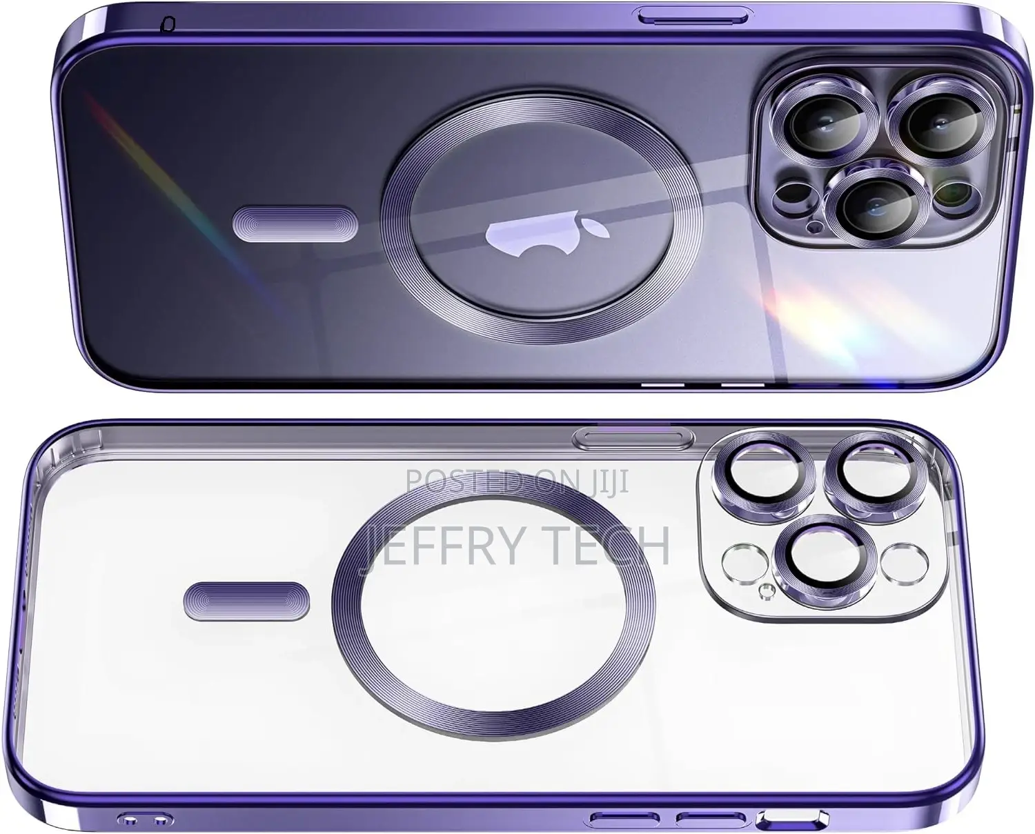 Dark Purpleclear for iPhone 11 Pro Case With Magsafe