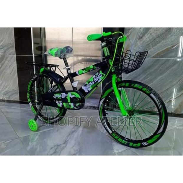 Cross Road Size 20 Kids Bike Green
