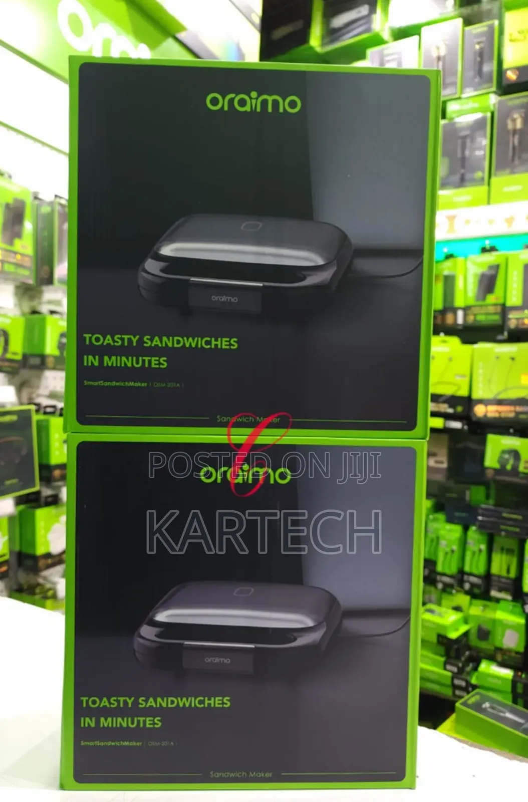 Oraimo Smart Sandwich Maker OSM-201A 750W Sandwich Maker