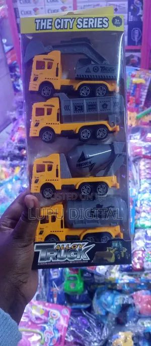 4 Pack Truck Toys