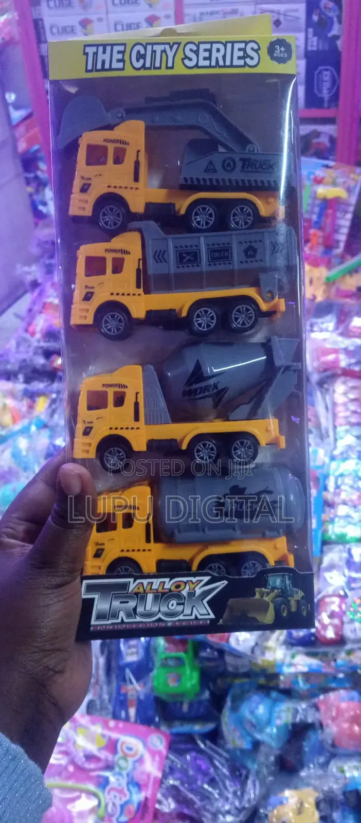 4 Pack Truck Toys